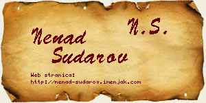Nenad Sudarov vizit kartica